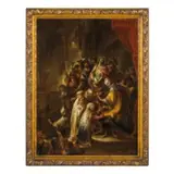 Cristo davanti a Ponzio Pilato / Firma non leggibile in basso a destra by Johann Conrad Seekatz, oil on canvas, offered Jun 2020