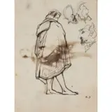 Domenico Morelli, Napoli, 1826 - 1901 / Tre album contenenti bozzetti e disegni