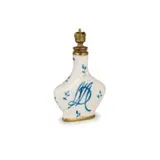 Domenico Morelli, Napoli, 1826 - 1901 / Piccola bottiglia di ceramica dipinta con monogramma DM