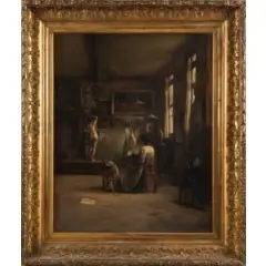 Galatina, 1836 - Napoli, 1891 / La modella by Gioacchino Toma, oil on canvas, offered Jun 2020