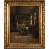 Gioacchino Toma, Galatina, 1836 - Napoli, 1891 / La modella, oil on canvas