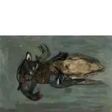Oscar Saccorotti, Roma, 1898 - Megli di Recco, 1986 / Gallinella d acqua e anatre / Firmato O Saccorotti e datato 1973 in basso a destra, oil on canvas
