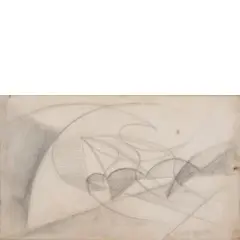 Torino 1871 - Roma 1958 / Colpo di fucile domenicale, 1918 by Giacomo Balla, pencil on paper, offered Jul 2020