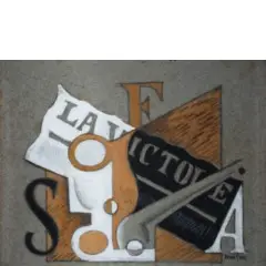 Juan Gris, Madrid, 1887 - Boulogne-Billancourt, 1927 / Composizione, 1918, Guache su carta