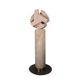 Giò Pomodoro, Orciano di Pesaro 1930 - Milano 2002 / Sole, Elogio del 3, 1973, marble rosa del Portogallo