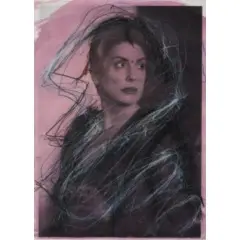Baden 1929 / Catherine Deneuve CD 38, 1999 by Arnulf Rainer, mixed media and acquerello on paper, offered Jul 2020
