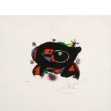Barcellona 1893 - Palma de Mallorca 1983 / Senza titolo by Joan Miró, lithograph a colori on paper, offered Jul 2020