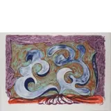 David Hockney, Bradford 1935 / Rampant, 1991, lithograph a colori on paper