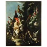 Felice Boselli, Scena di cortile, oil on canvas