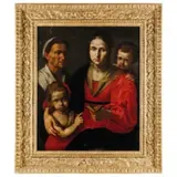 Ritratto di famiglia by Carlo Ceresa, oil on canvas, offered Sep 2020