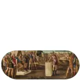 Muzio Scevola by Bonifacio De' Pitati detto Bonifacio Veronese, oil on panel, offered Sep 2020
