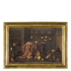 Gian Domenico Valentini, Laboratorio dell'alchimista, oil on canvas