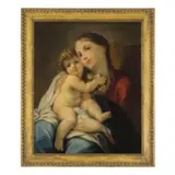 Giuseppe Cades, Madonna con Bambino, oil on canvas