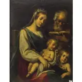 Astolfo Petrazzi, Sacra Famiglia con San Giovannino, oil on canvas