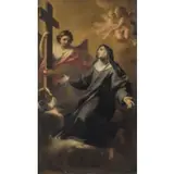 Mariano Rossi, Visione di Santa Rita, oil on canvas