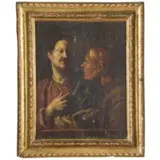 Domenico Fetti, Cristo tentato da Satana, oil on panel