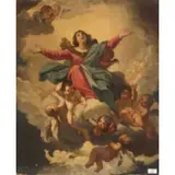 Luigi Garzi, Assunzione della Vergine, oil on canvas