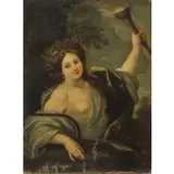 Demetra by Guillaume Courtois, oil on canvas, offered Sep 2020