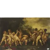 Giochi di putti by Giovanni Andrea Podestà, oil on canvas, offered Sep 2020