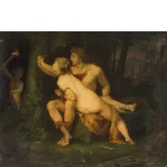 Teodoro Matteini, Angelica e Medoro, oil on canvas
