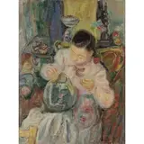 Mario Vellani Marchi, Modena 1895 - Milano 1979 / Senza titolo, 1951, oil on canvas