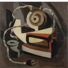 Attilio Alfieri, Loreto (An) 1904 - Milano 1992 / Composizione, 1940, oil on canvas