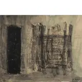 Arturo Vermi, Bergamo 1928 - Paterno d'Adda 1988 / Senza titolo, 1961
