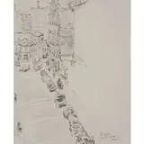 Mario Cavaglieri, Rovigo 1887 - Peyloubere 1969 / Rue Duchesne
