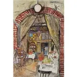 Mario Cavaglieri, Rovigo 1887 - Peyloubere 1969 / La taverna del ragno, 1945