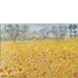 Michele Cascella, Ortona 1892 - Milano 1989 / Paesaggio, oil on canvas