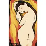 Domenico Cantatore, Ruvo Di Puglia 1906 - Parigi 1998 / Donna che dorme, 1960