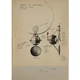 Giò Pomodoro, Orciano di Pesaro 1930 - Milano 2002 / Studio per due gioielli, 1966, mixed media on paper lucida