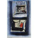 Giorgio Celiberti, Udine 1929 / Due pagine di diario, mixed media on paper riportata on panel