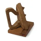 Mario Ceroli, Castelfrentano 1938 / Ferro da stiro, Scultura in legno