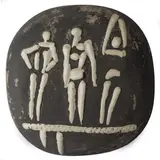 Malaga 1881 - Mougins 1973 / Tre persone sul trampolino by Pablo Picasso, Ceramica dipinta, offered Mar 2021