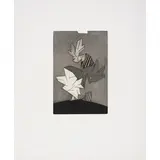 Gianni Dova, Roma 1925-Pisa 1991 / Senza titolo, screenprint in b/n on paper