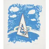 Tano Festa, Roma 1938-1988 / Homage to Veuve Clicquot, 1978, lithograph a colori on paper