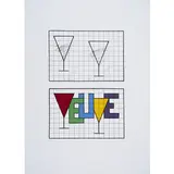 Aldo Mondino, Torino 1938-2005 / Clicquot, lithograph a colori on paper