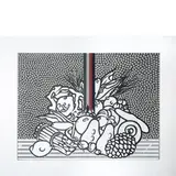 Concetto Pozzati, Vo' Vecchio 1935-Bologna 2017 / Senza titolo, screenprint a colori on specchio