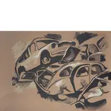 Renato Guttuso, Bagheria 1911-Roma 1987 / Senza titolo, screenprint a colori on paper