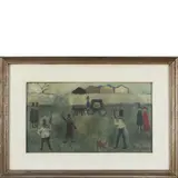 Franz Borghese, Roma 1941-2005 / Senza titolo, oil on canvas applicata on panel