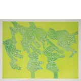 Achille Perilli, Roma 1927 / Il doppio del mago, screenprint a colori on paper