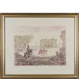 Volo 1888-Roma 1978 / Senza titolo by Giorgio de Chirico, lithograph a colori on paper, offered Mar 2021