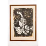Marino Marini, Pistoia 1901-Viareggio 1980 / Il miracolo, screenprint a colori on paper