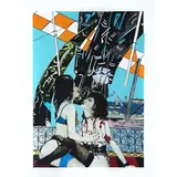 Gianni Bertini, Pisa 1922-Caen 2010 / Le vittime di Mercurio, 2002, screenprint a colori on paper