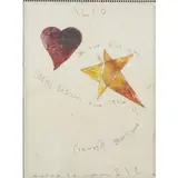Mario Schifano, Homs 1934-Roma 1998 / Senza titolo, 1975, mixed media and collage on paper
