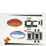 Eduardo Arroyo, Madrid 1937-2018 / Progetto per la futura ambasciata di Mosca e Madrid, 1970, lithograph a colori on paper