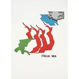 Tano Festa, Roma 1938-1988 / Italia mia, lithograph a colori on paper