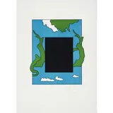 Tano Festa, Roma 1938-1988 / Senza titolo, lithograph a colori on paper