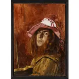 Federico Guida, Milano 1969 / Autoritratto con violino, 2009, oil on canvas